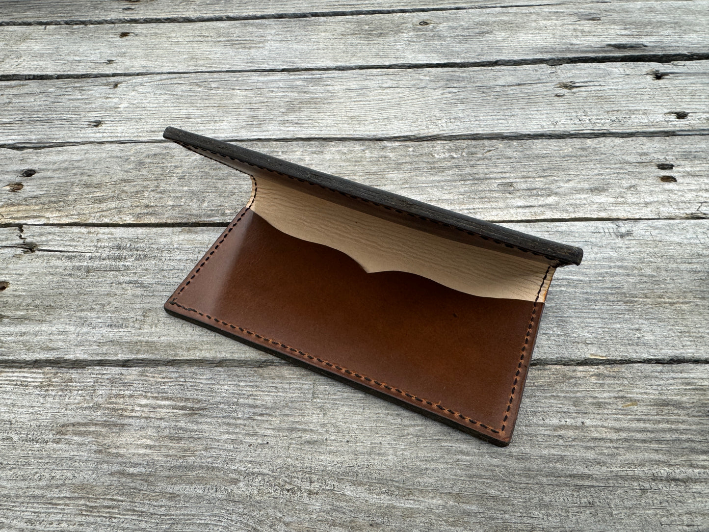 Custom Leather Checkbook Cover – Handmade Personalized Checkbook Cover