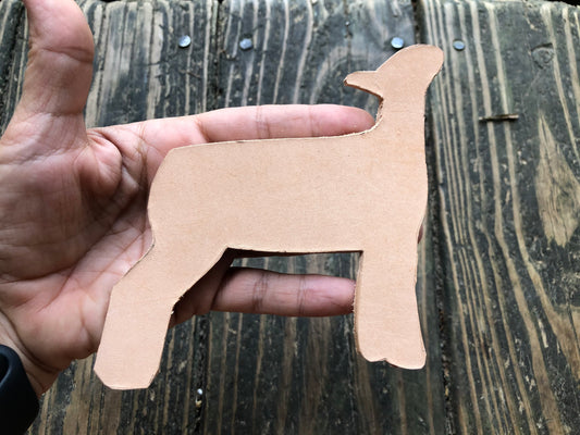 Custom Order Livestock Show Lamb Key Chain