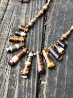 Handmade Picture Jasper and Agate Southwest Necklace