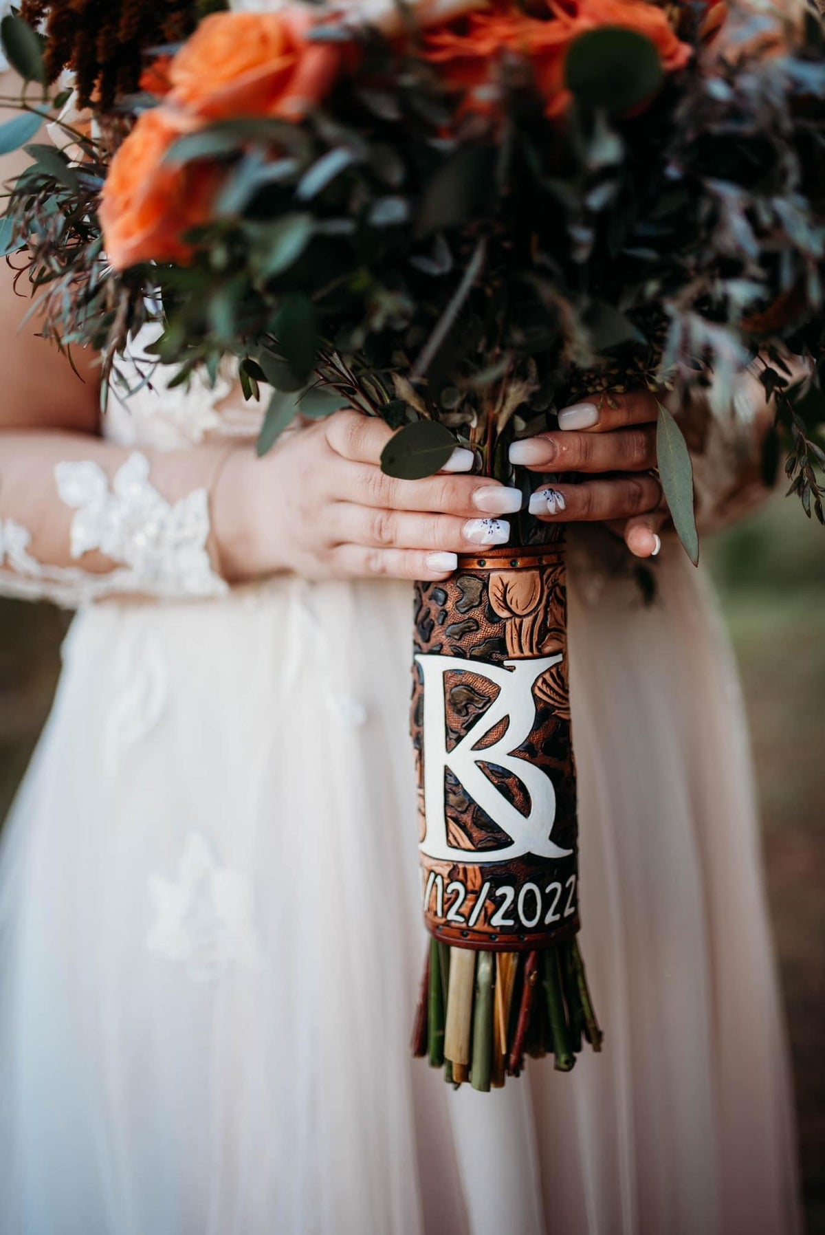 western wedding keepsake