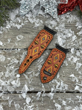 38mm/40mm Stamped Tribal Leather iWatch Band