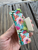 4 Inch Cactus with Cream Hair Claw Clip