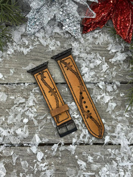 42/44mm Stamped Barbed Wire iWatch Band