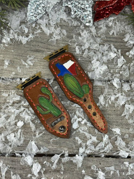 42/44mm Painted Texas & Cactus Apple Watch Band