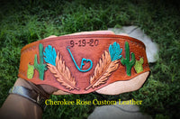 Custom Leather Wedding Garter