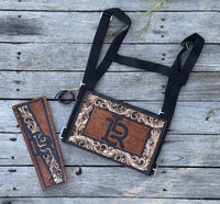 The Heritage Show Set | Custom Leather Livestock Show Harness & Matching Show Stick Wrap