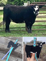 Custom Order Livestock Show Club Calf Key Chain