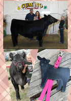 Custom Order Livestock Show Club Calf Key Chain