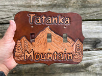 Custom Ordered Leather Light Switch Cover