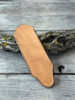 Leather Cast Iron Skillet Handle Cover – Carved Floral