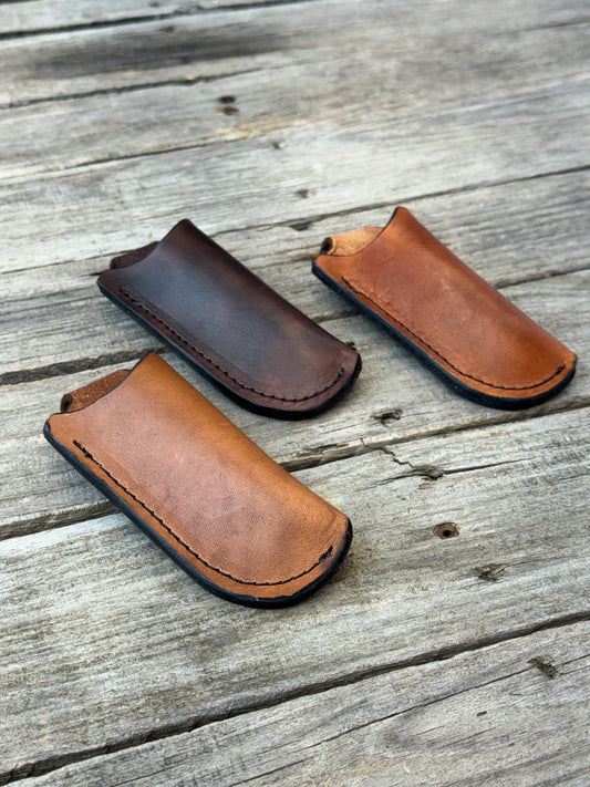 Vertical Leather Knife Sheath
