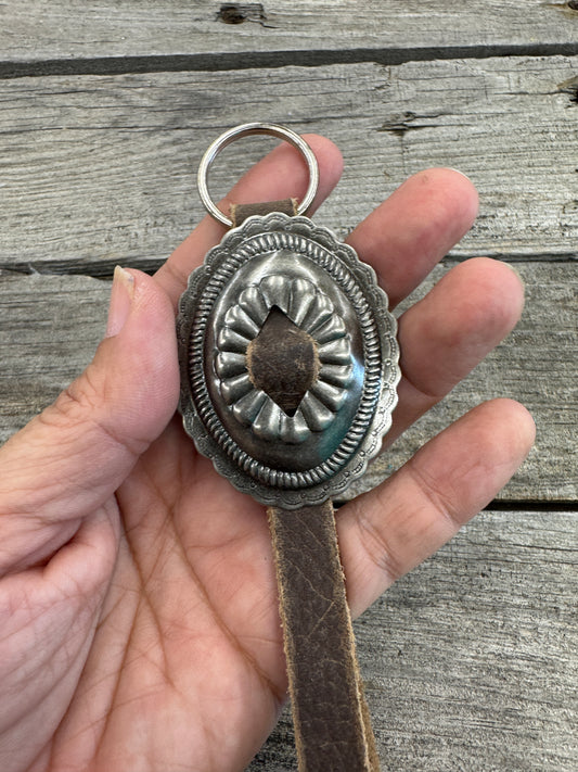 Southwestern Concho Long Style Keychain