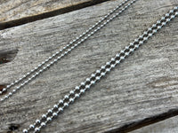 Hand Stamped Leather Initial Necklace – Western Block Font