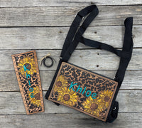 The Heritage Show Set | Custom Leather Livestock Show Harness & Matching Show Stick Wrap
