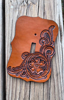 Custom Ordered Leather Light Switch Cover