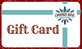 Cherokee Rose Custom Leather Gift Card