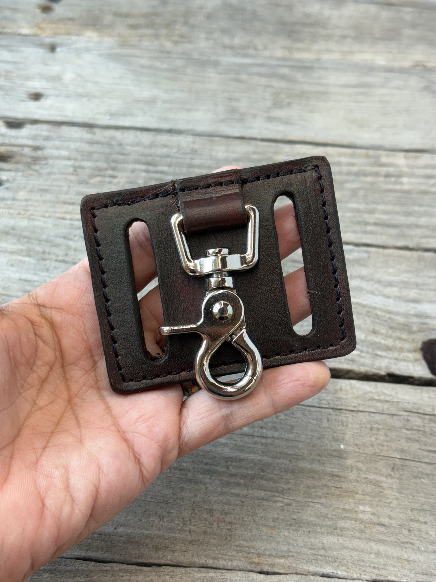 Leather Belt Key Clip