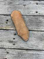 Leather Cast Iron Skillet Handle Cover – Western Floral Scroll Design