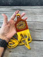Yellow Sunflower Purse Hanger