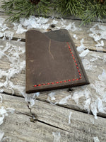 Handmade Minimalist Leather Wallet – Oil-Tanned Slim Fold with Color Options