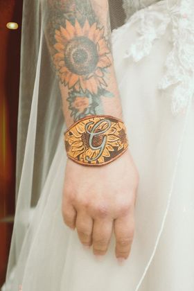  Leather Wedding Cuff Bracelet