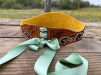 Custom Order~ Leather Wedding Garter
