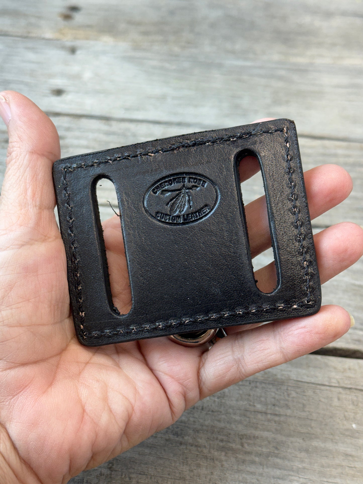 Leather Belt Key Clip