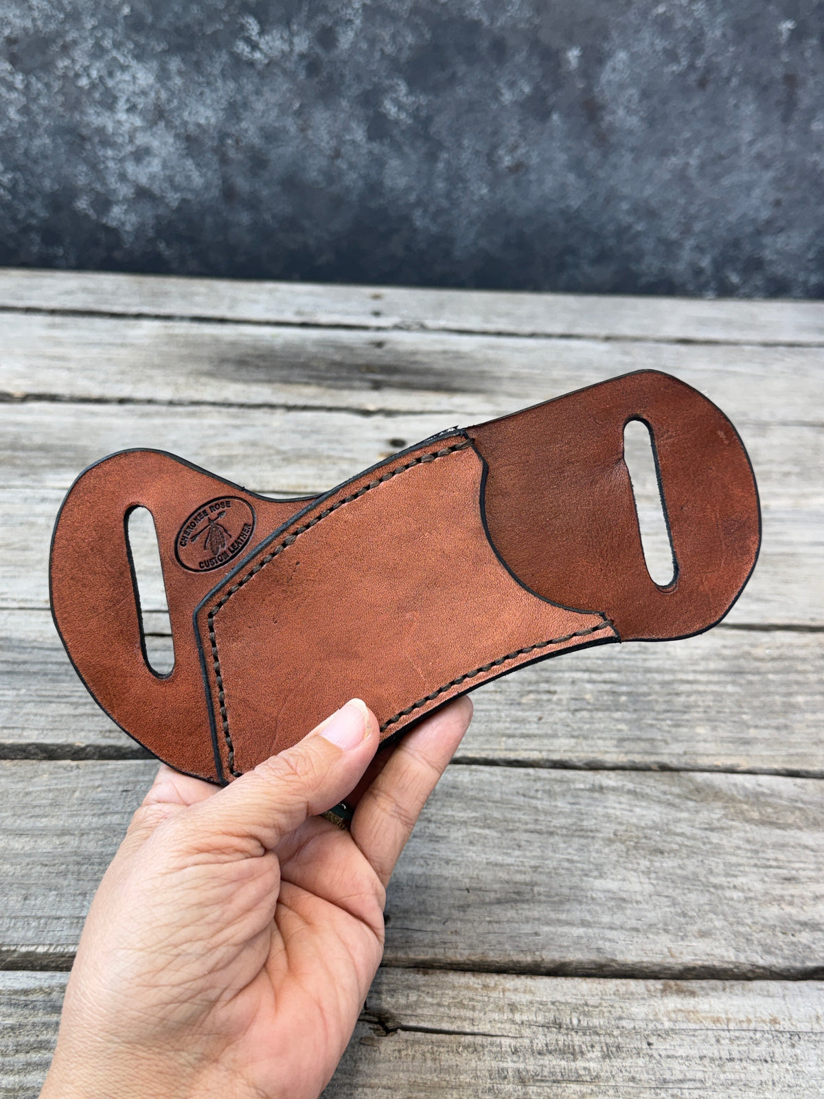 Horizontal Leather Multi-Tool Sheath
