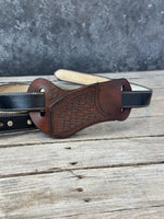 Texas Star Basketweave Stamped Multi-Tool Sheath