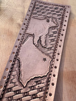Texas and Show Heifer Natural Leather Show Stick Wrap