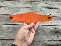 Painted Turquoise Heart Cuff Bracelet