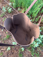 Rustic Brown Medium Size Leather Tote