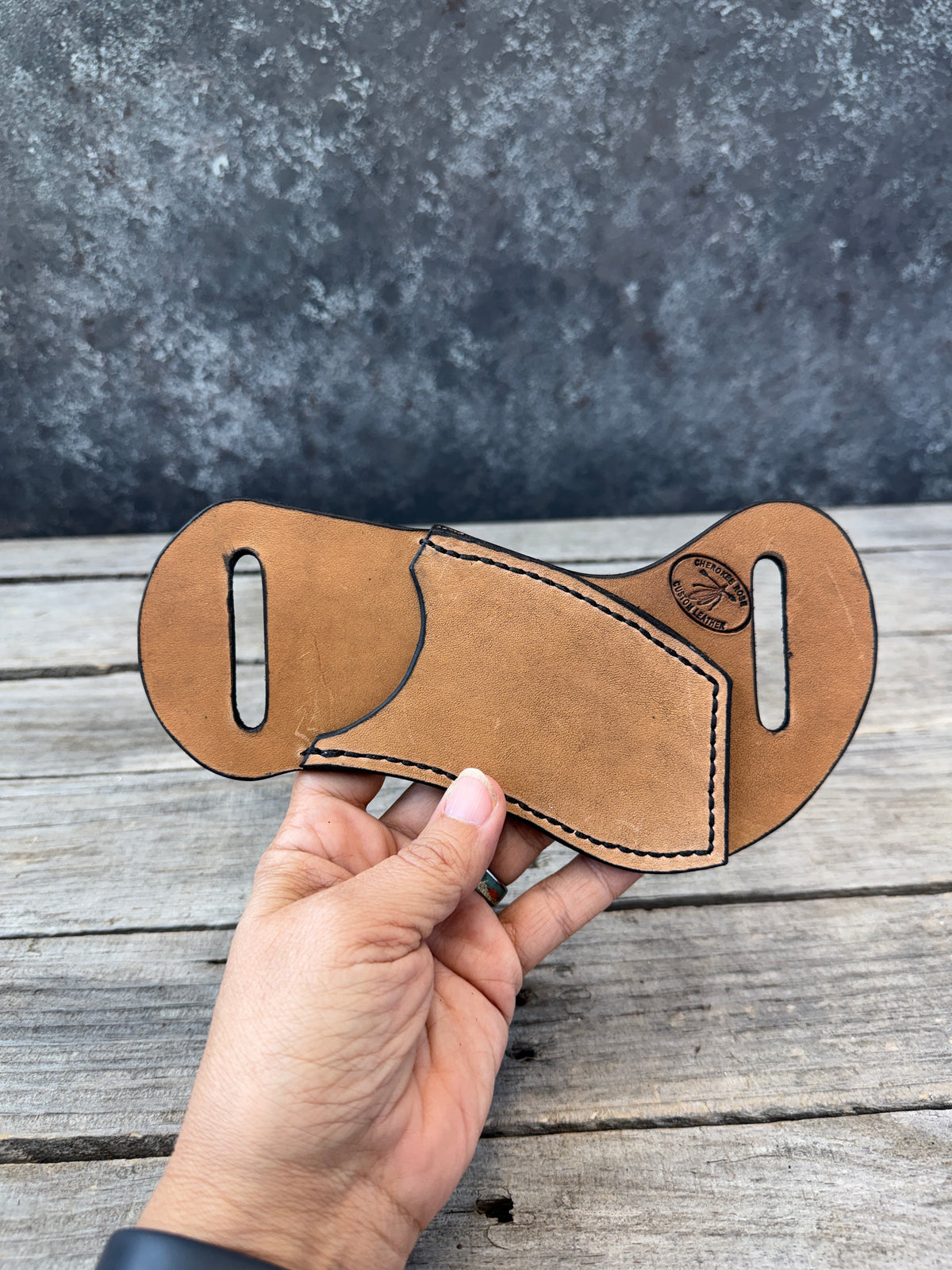 Horizontal Leather Multi-Tool Sheath