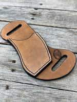 Horizontal Leather Multi-Tool Sheath