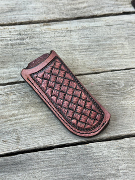 Woven Basketweave Vertical Knife Sheath