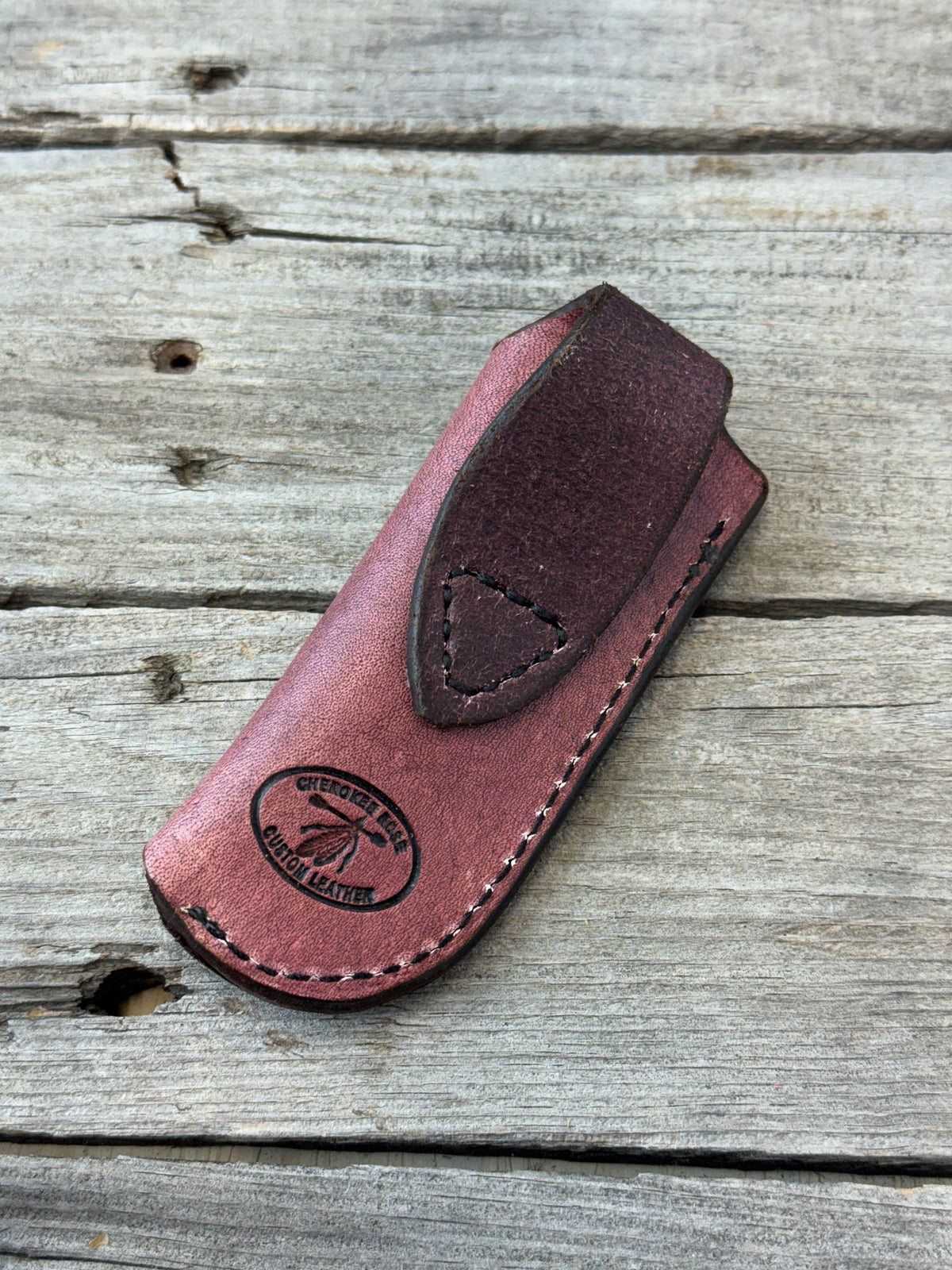 Woven Basketweave Vertical Knife Sheath