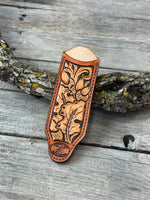 Leather Cast Iron Skillet Handle Cover – Oak Leaf & Acorn