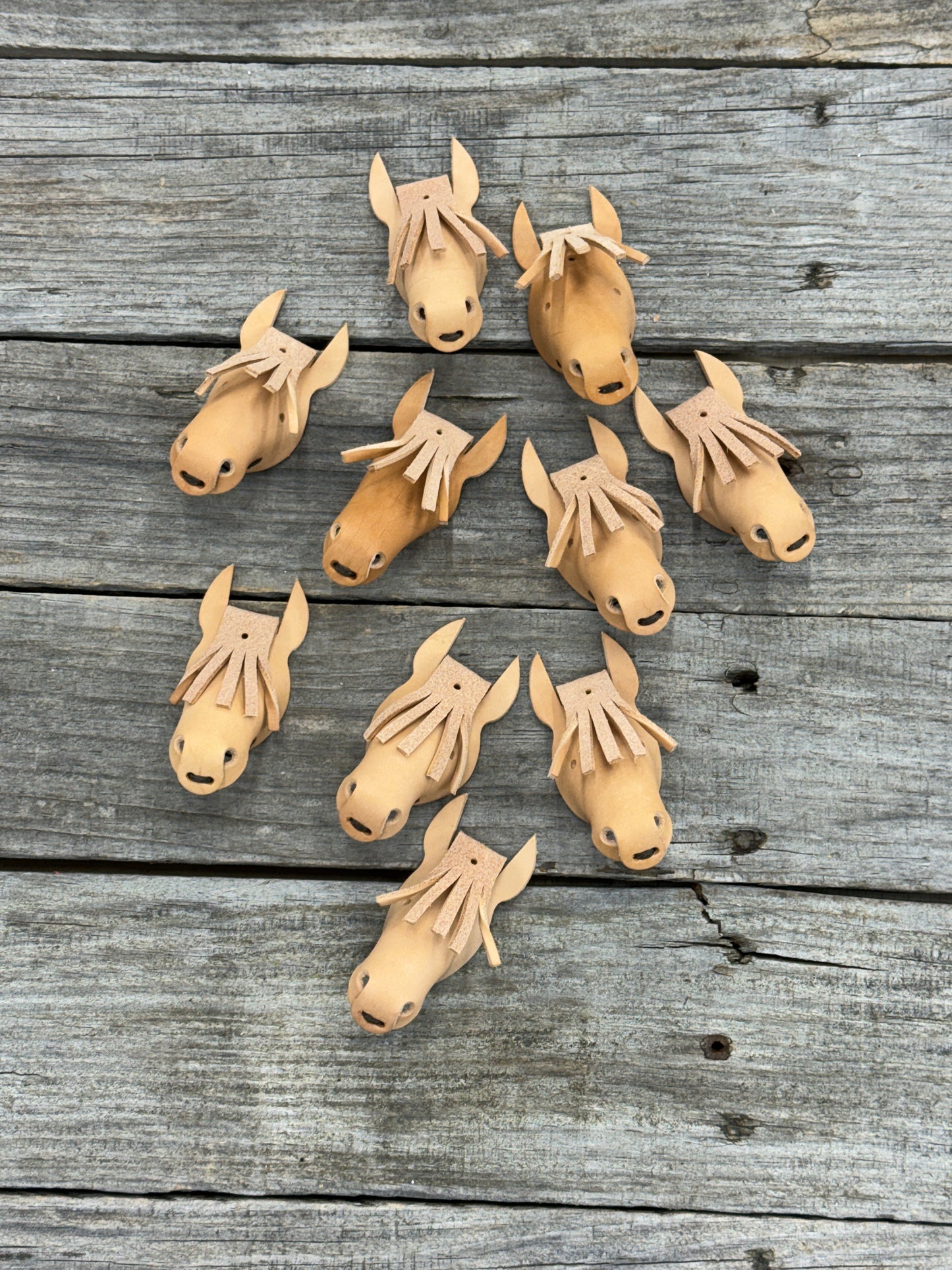 Paint Your Own Pony – DIY Leather Horse Head Keychain Kit