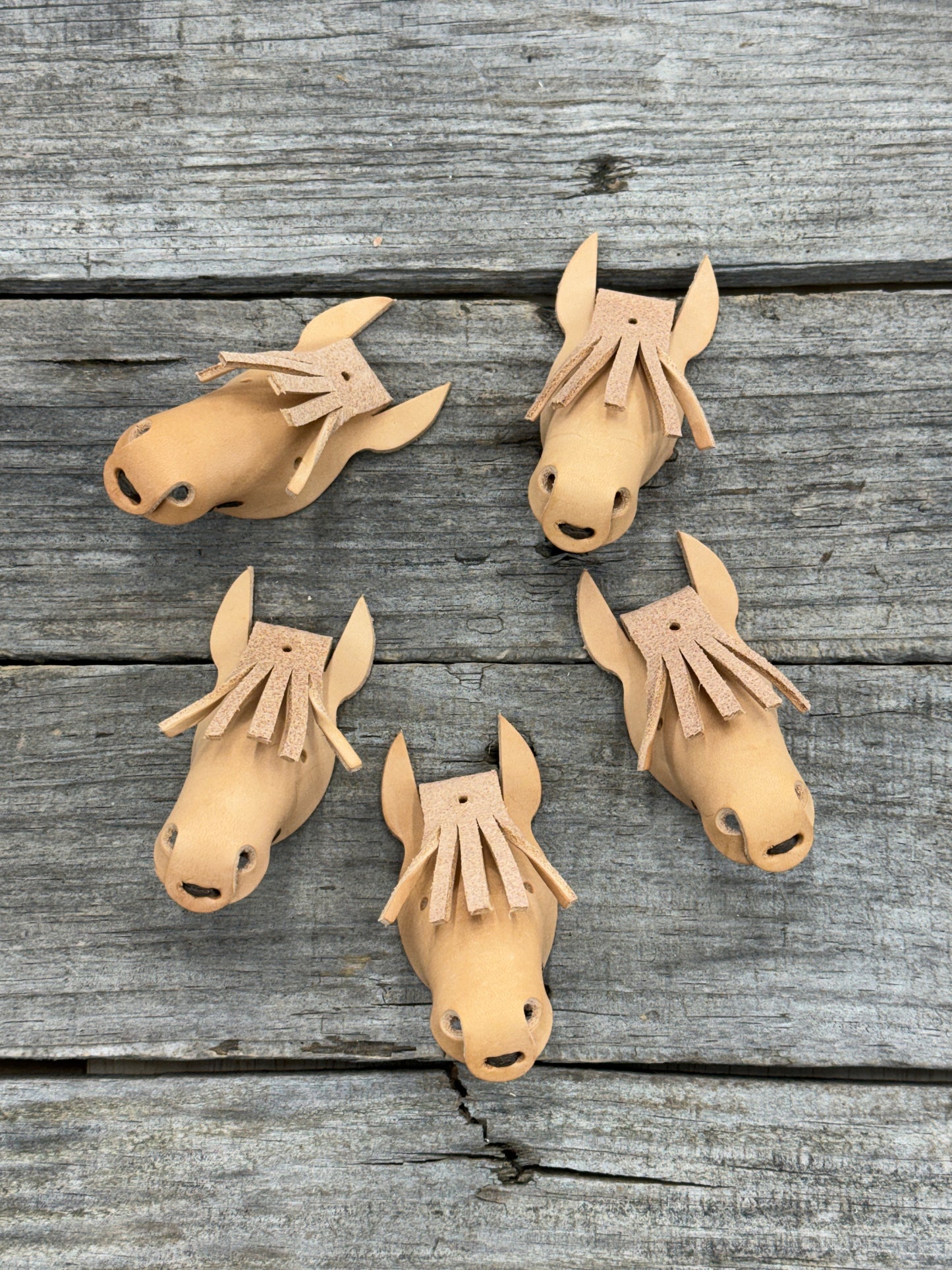 Paint Your Own Pony – DIY Leather Horse Head Keychain Kit