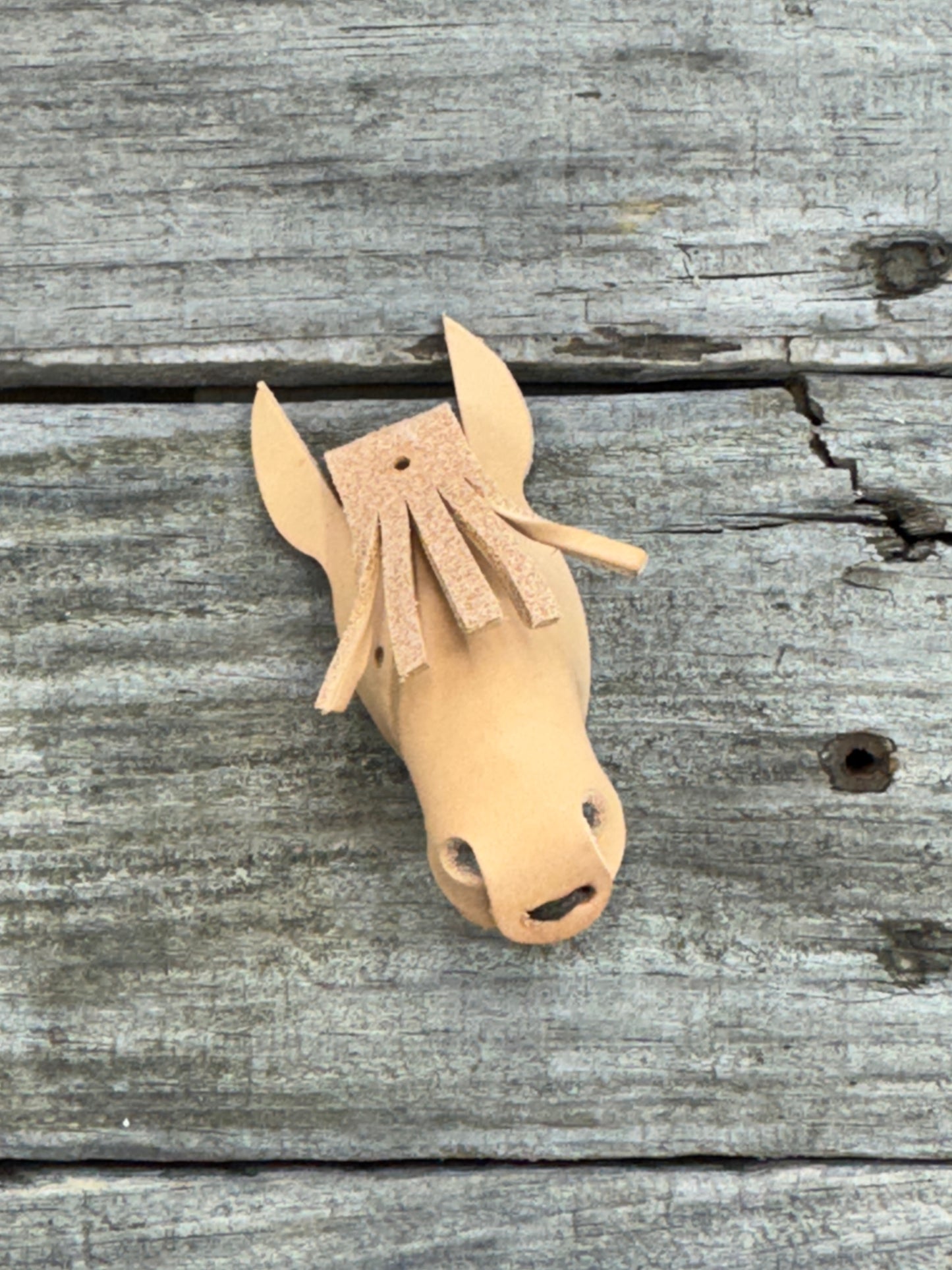 Paint Your Own Pony – DIY Leather Horse Head Keychain Kit