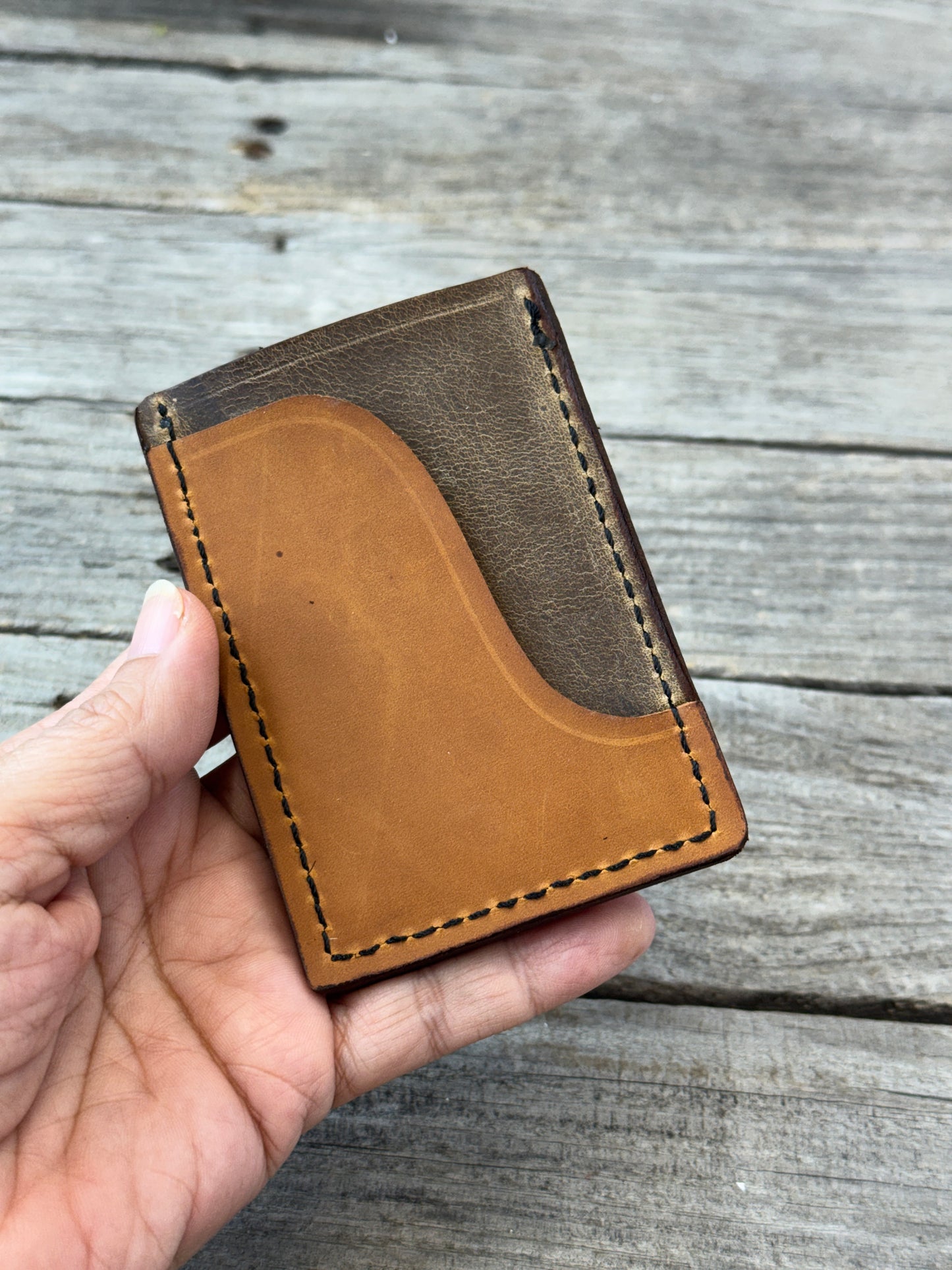 Palomino Oil Tanned Leather Card Wallet