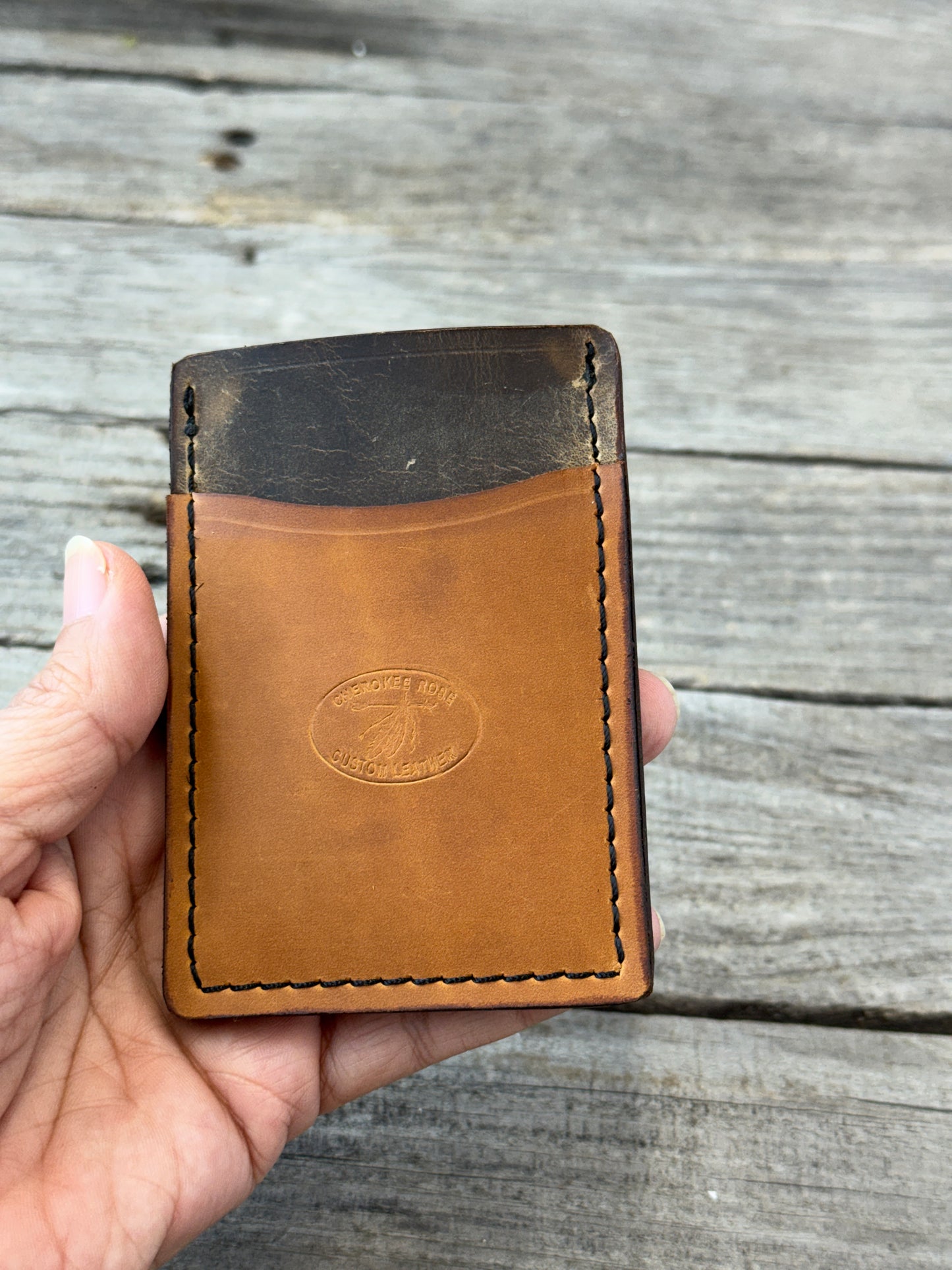 Palomino Oil Tanned Leather Card Wallet