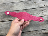 Leather Heart Cross Cuff Bracelet