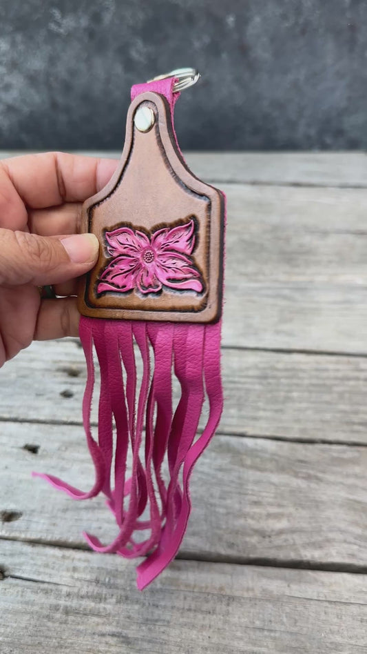 Pink Flower Purse Hanger