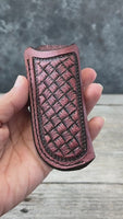 Woven Basketweave Vertical Knife Sheath