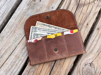 Running Paint Horses 3 Card Ladies Clutch Wallet