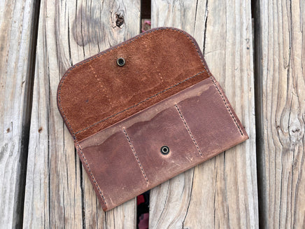 Running Paint Horses 3 Card Ladies Clutch Wallet