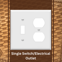 Custom Ordered Western Floral Carved Leather Light Switch Cover