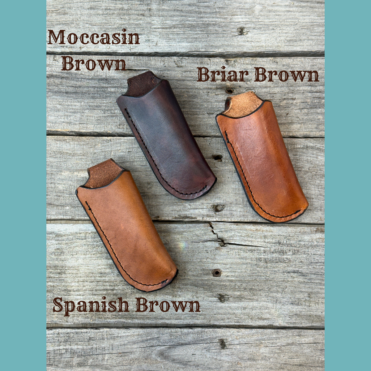 Vertical Leather Knife Sheath