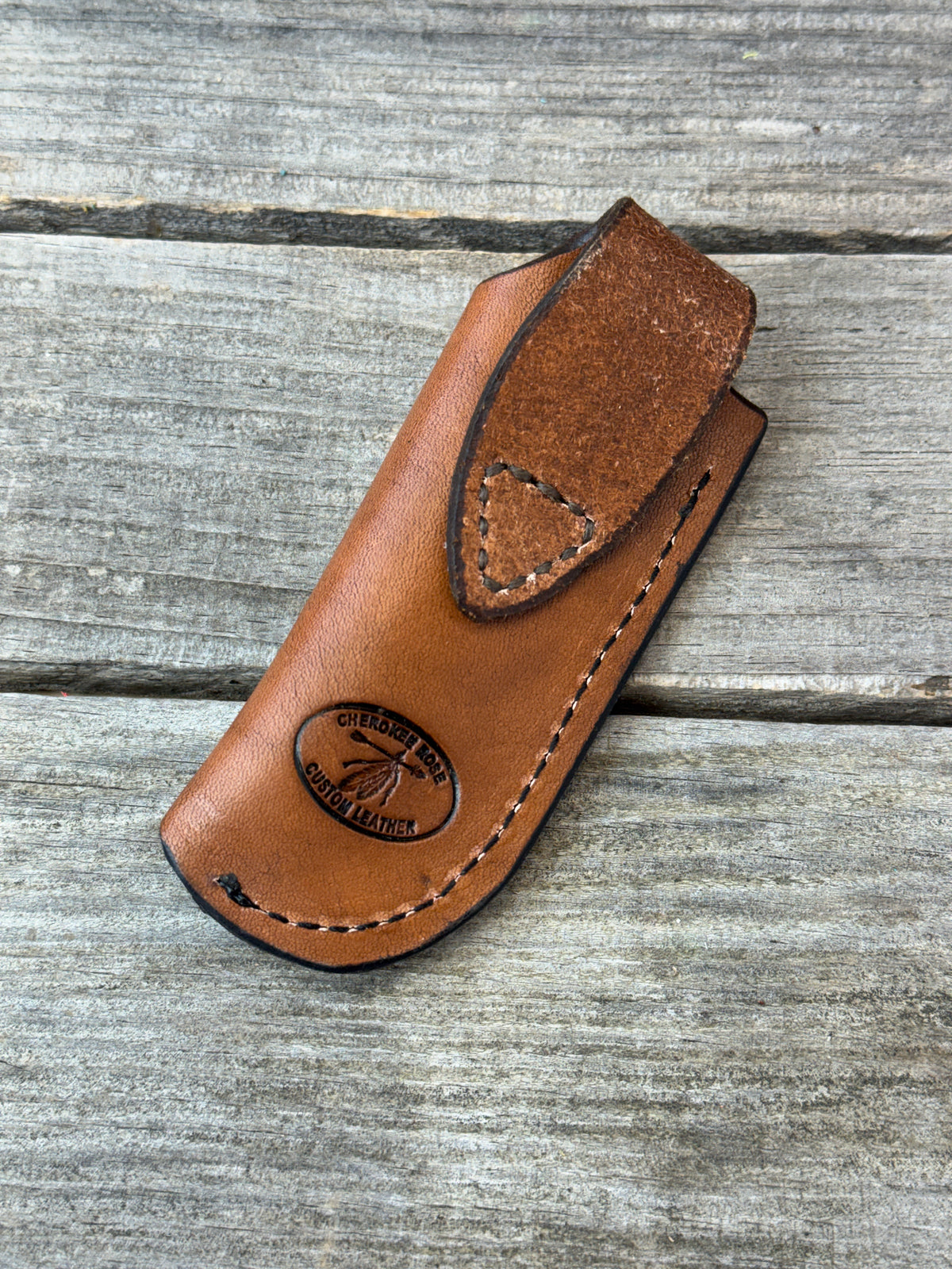Vertical Leather Knife Sheath